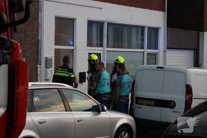 Woning vol rook door brand