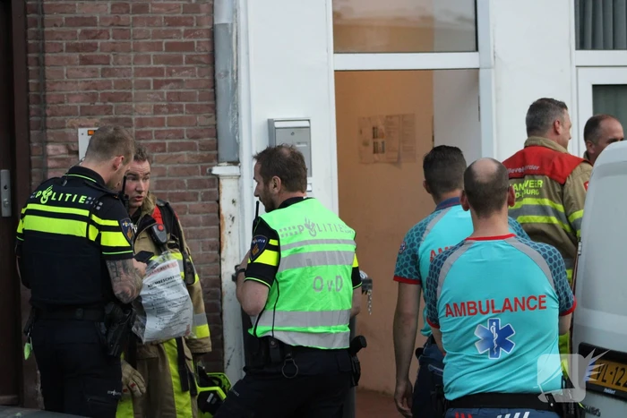 Woning vol rook door brand