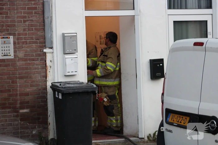 Woning vol rook door brand