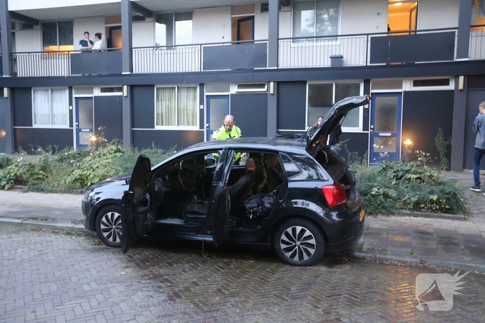 Onderzoek naar brand in auto