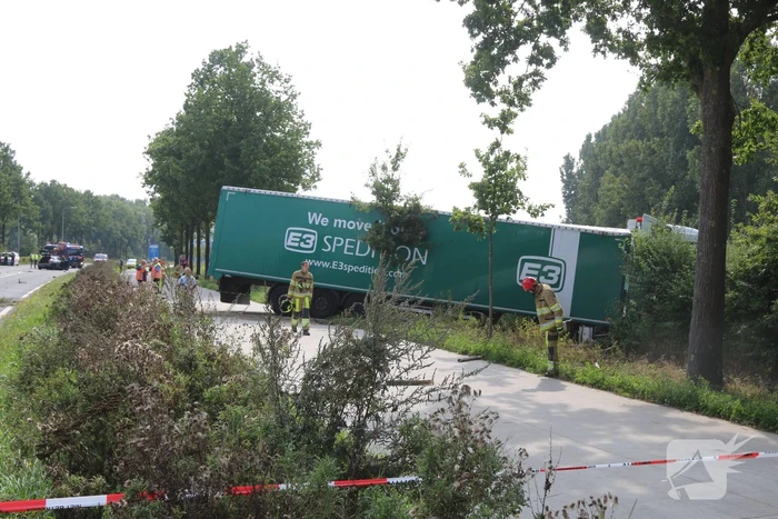 Ernstig ongeval met vrachtwagen