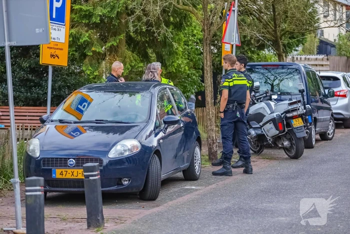 Grote politieopkomst door incident