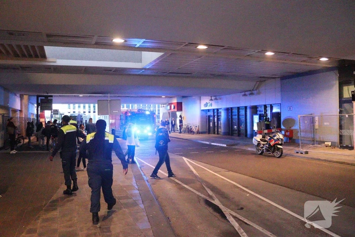 Brand in stationsgebouw snel geblust