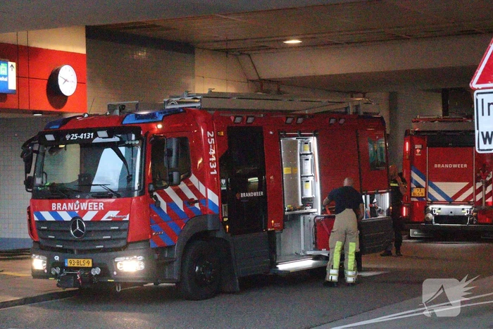 Brand in stationsgebouw snel geblust