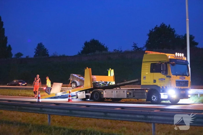 As van aanhanger breekt af