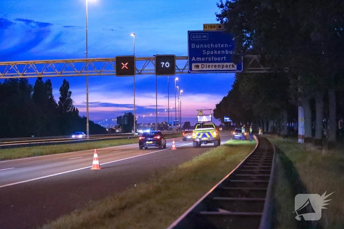 As van aanhanger breekt af