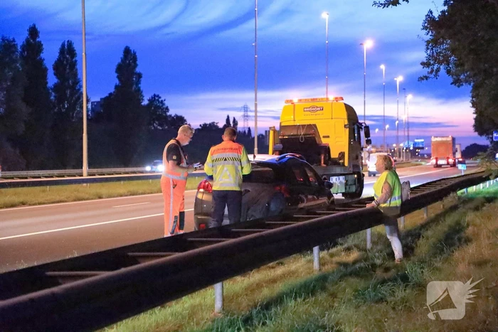 As van aanhanger breekt af
