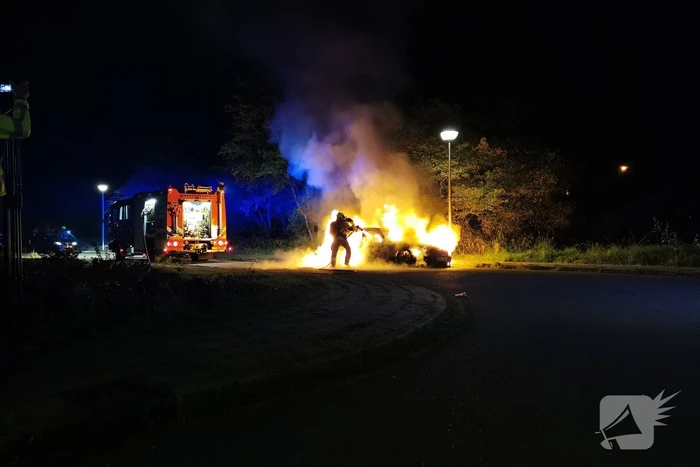Meerdere voertuigen in brand