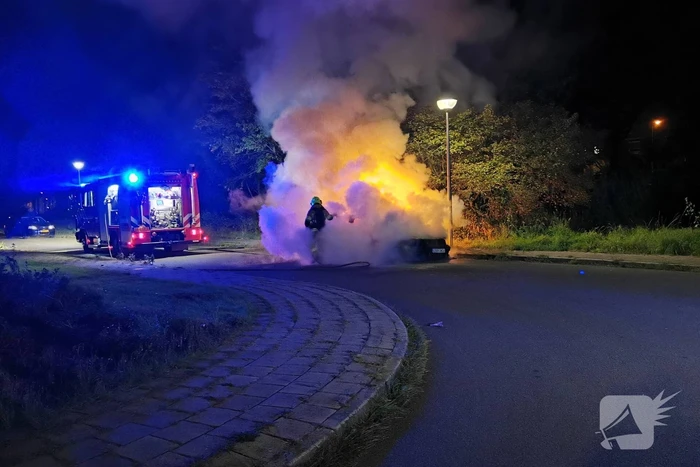 Meerdere voertuigen in brand
