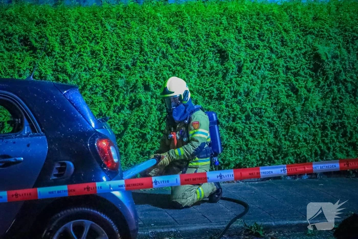 Meerdere voertuigen in brand