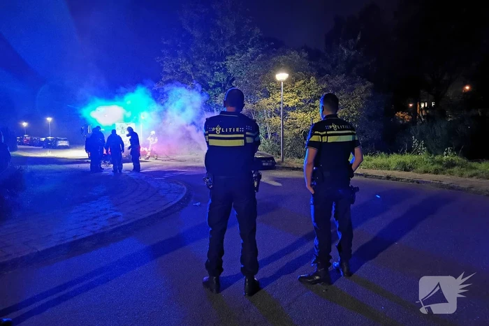 Meerdere voertuigen in brand