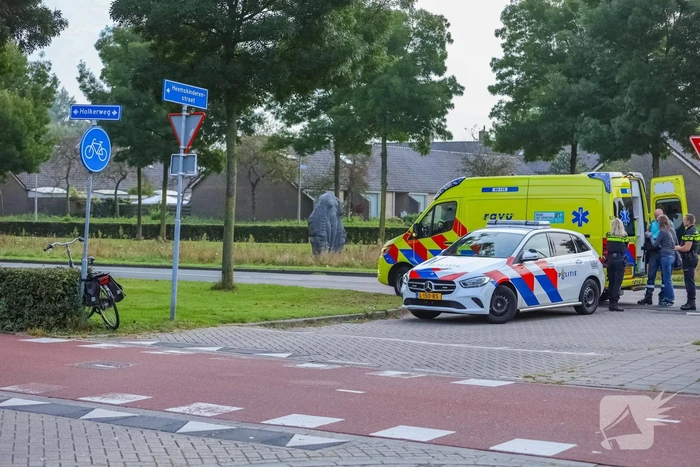 Fietser gewond bij aanrijding met auto