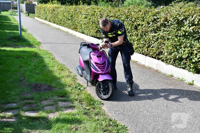Brommerrijder crasht bij uitwijkmanoeuvre