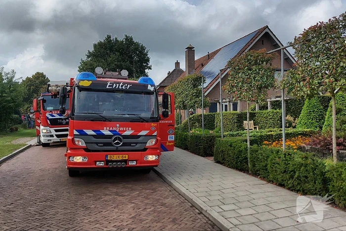 Brand in omvormer zonnepanelen