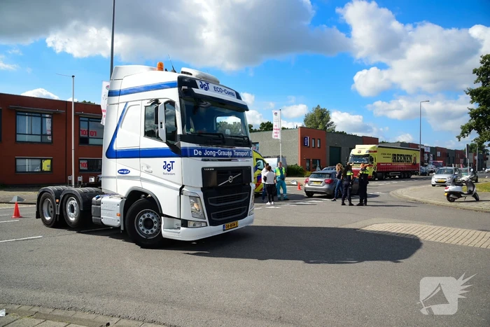 Scooterrijder valt en raakt gewond