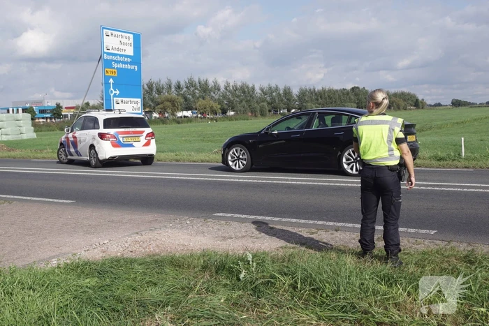 Schade aan personenauto's door kopstaart botsing