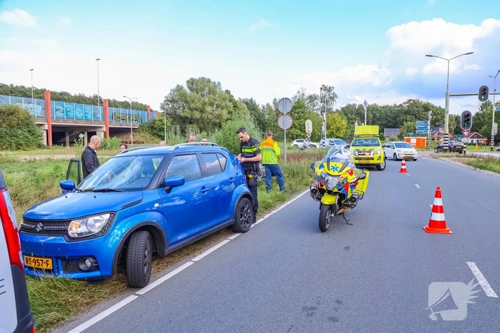 Schade aan voorraam van personenauto door ongeval