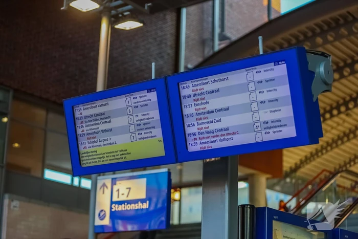 Drukte op treinstation door landelijke storing