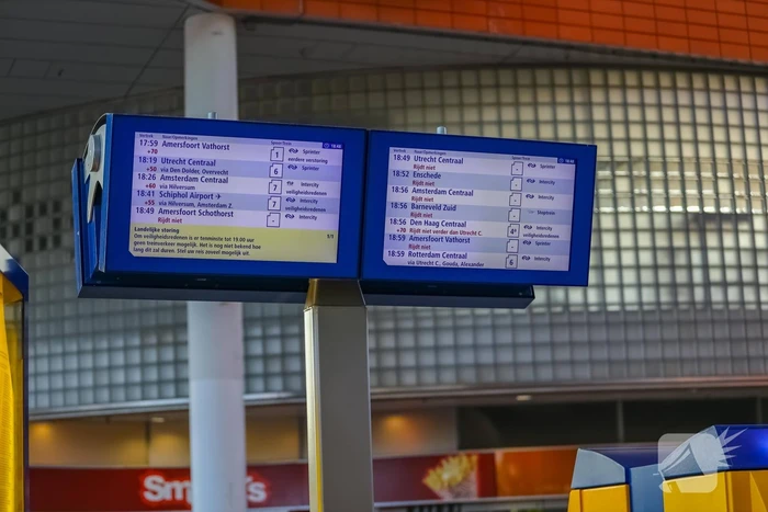 Drukte op treinstation door landelijke storing