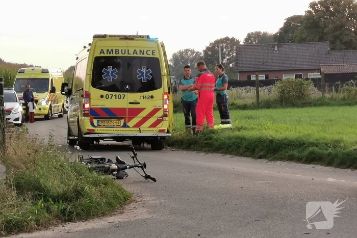 Fietser gewond door ongeval met personenauto