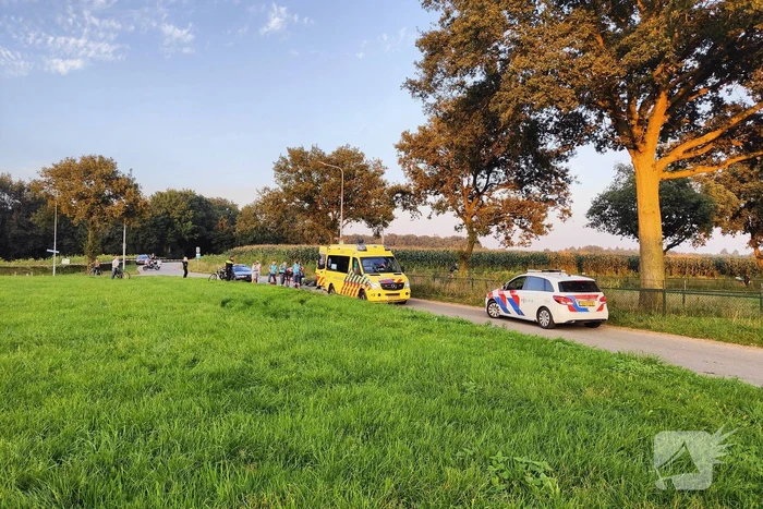 Fietser gewond door ongeval met personenauto