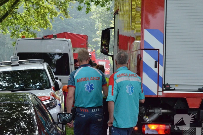 Uitslaande brand in stal met 300 varkens