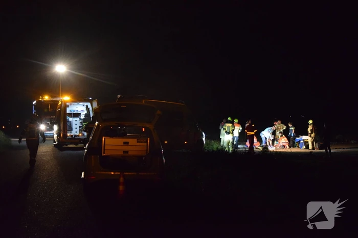 Persoon zwaargewond na ongeval met brommer