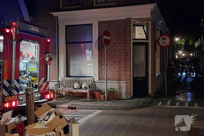 Woning vol rook door vergeten pan