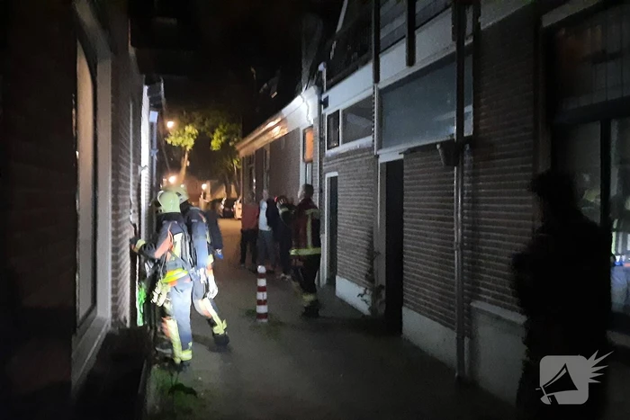 Woning vol rook door vergeten pan