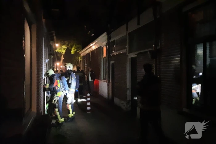 Woning vol rook door vergeten pan