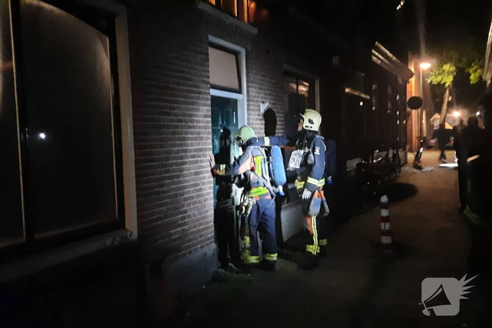 Woning vol rook door vergeten pan