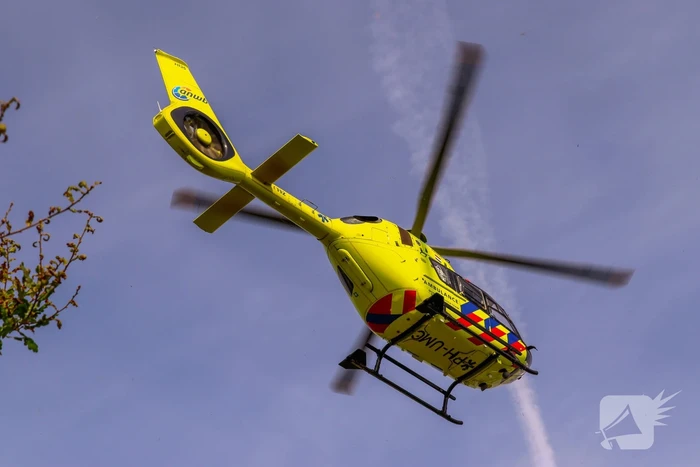 Traumahelikopter landt voor incident