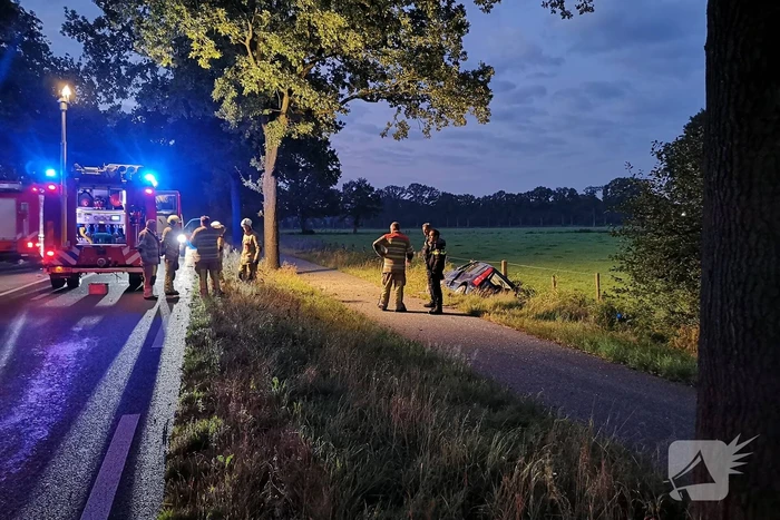Auto aangetroffen in sloot