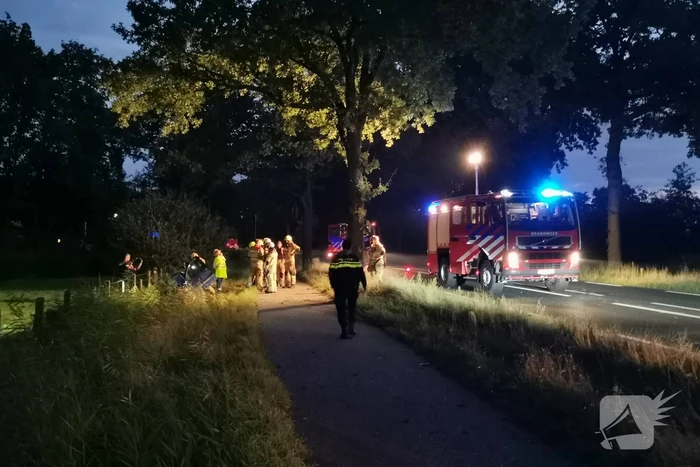 Auto aangetroffen in sloot