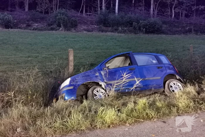 Auto aangetroffen in sloot