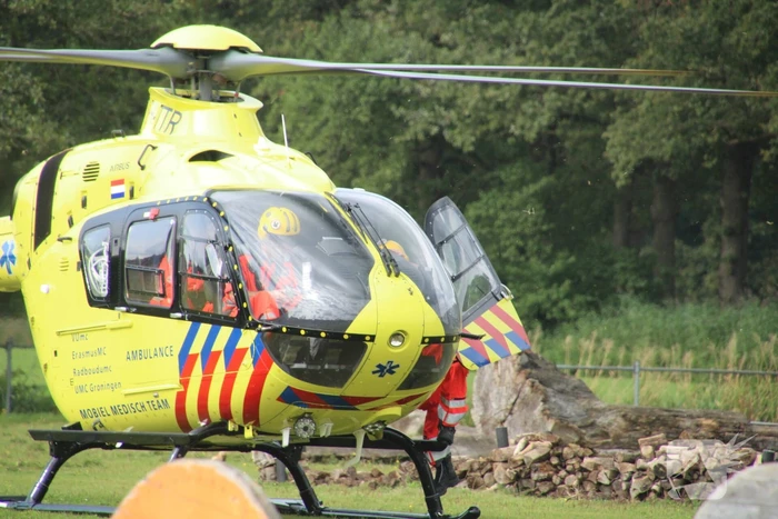 Traumahelikopter landt voor incident