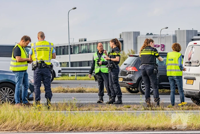 Veel schade bij ongeval met meerdere voertuigen