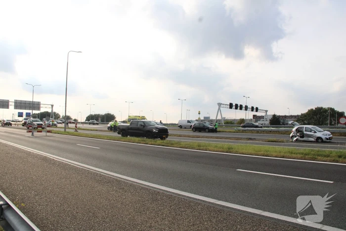 Veel schade bij ongeval met meerdere voertuigen