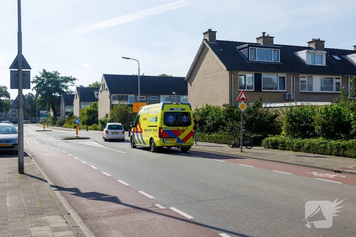 Voetgangster gewond bij botsing met fietser