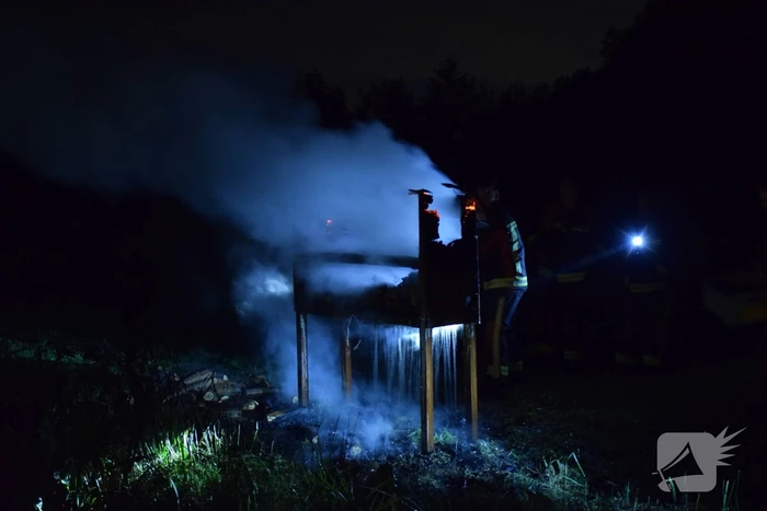 Insectenhotel vat vlam