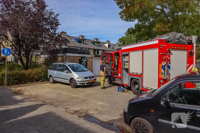 Brand in keuken van woning