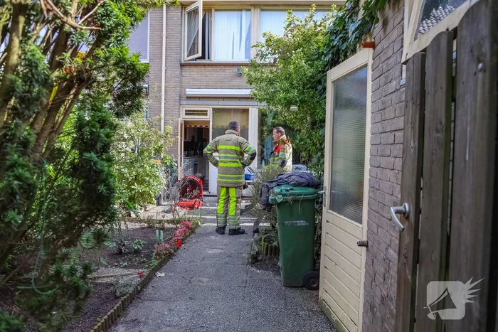 Brand in keuken van woning