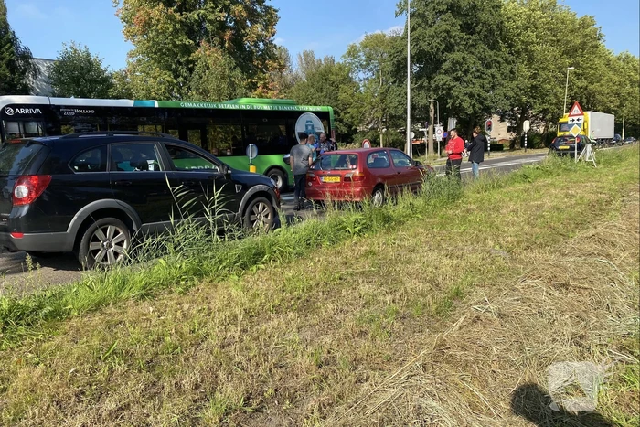 Schade bij kop-staart botsing