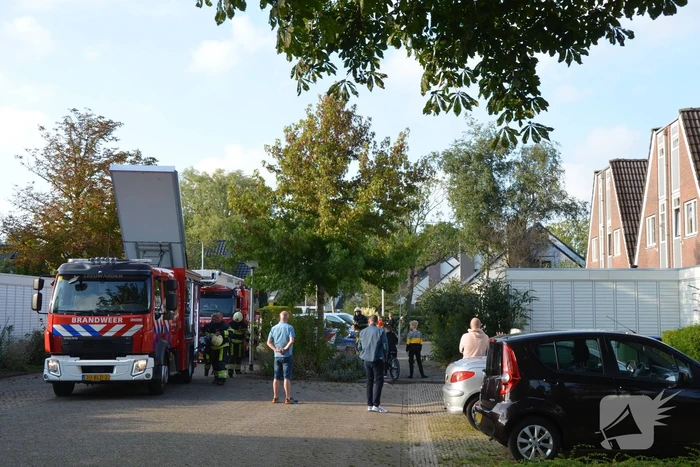 Brand in keuken van woning