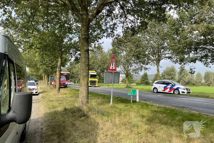 Bestuurder overleden bij ernstig ongeval