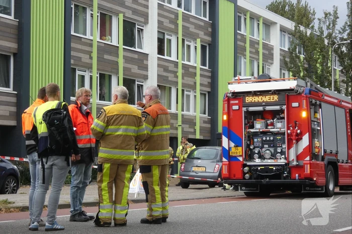 Flat ontruimd door gaslucht