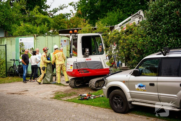 Man ernstig gewond bij werkzaamheden bouwplaats