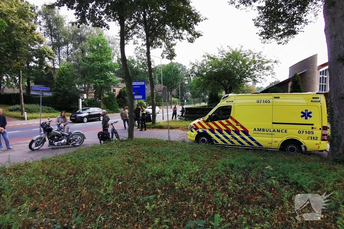 Fietser gewond bij botsing met motor
