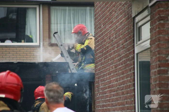 Garagebox uitgebrand tijdens klussen