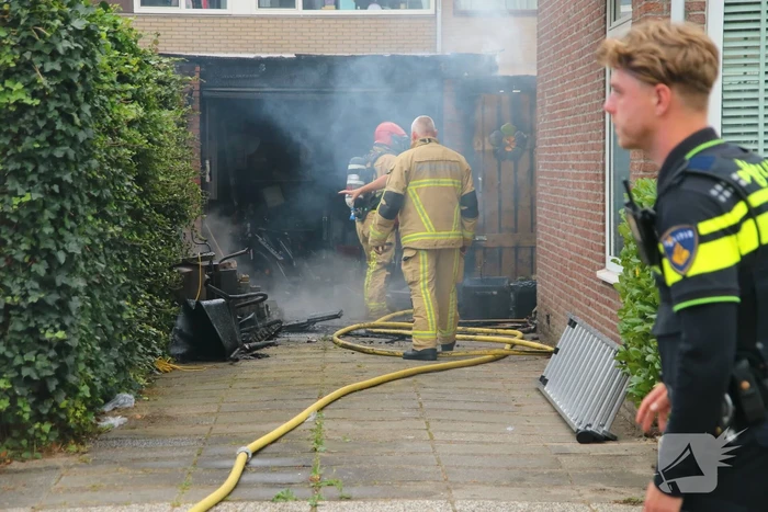 Garagebox uitgebrand tijdens klussen
